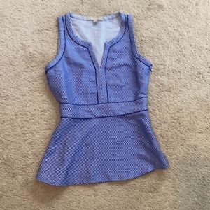 Banana republic peplum top